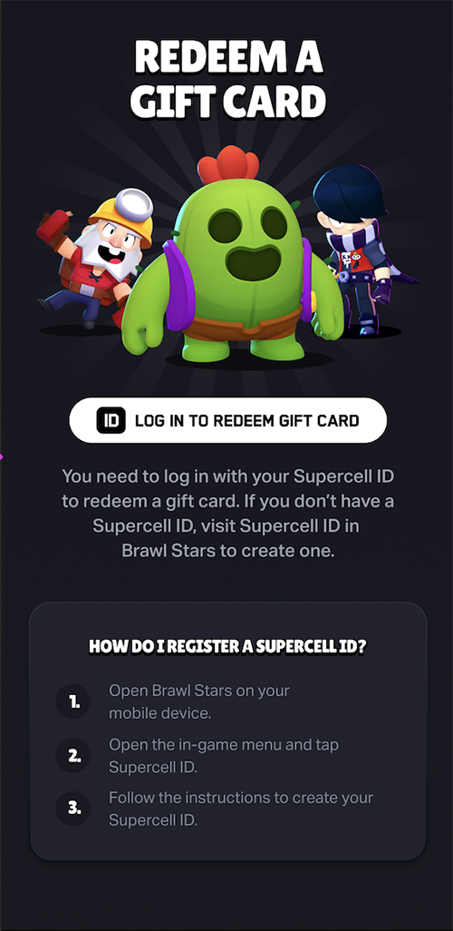 Gift Cards | Supercell Support Portal
